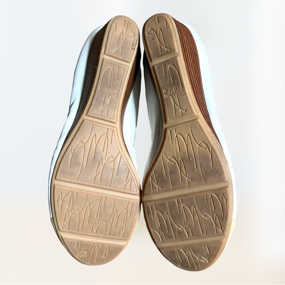 Wittner Leather Ashes Round Toe Slip On With  Bow ,Wedge Sole size 40 AU 9.5 - Picture 4 of 10